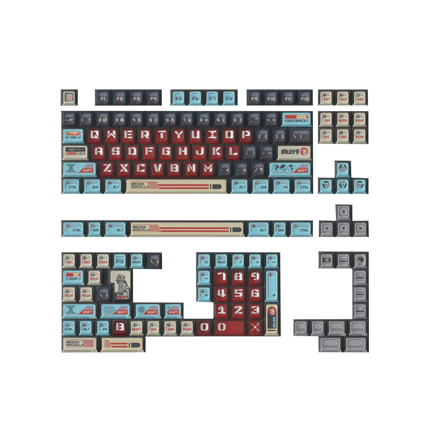 KeyTok Mecha Godzilla Tuş Takımı
