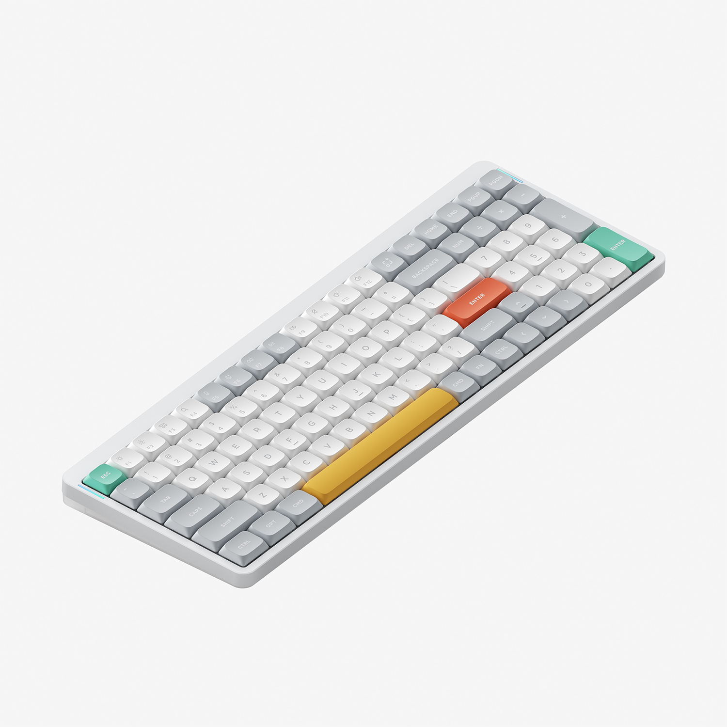 NuPhy Air96 ホワイト（Wisteria軸） NuPhy Air96 V2 Mekanik Klavye