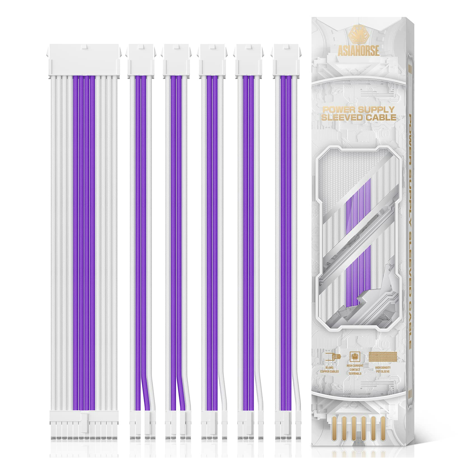 AsiaHorse 16AWG PSU Uzatma Kablosu