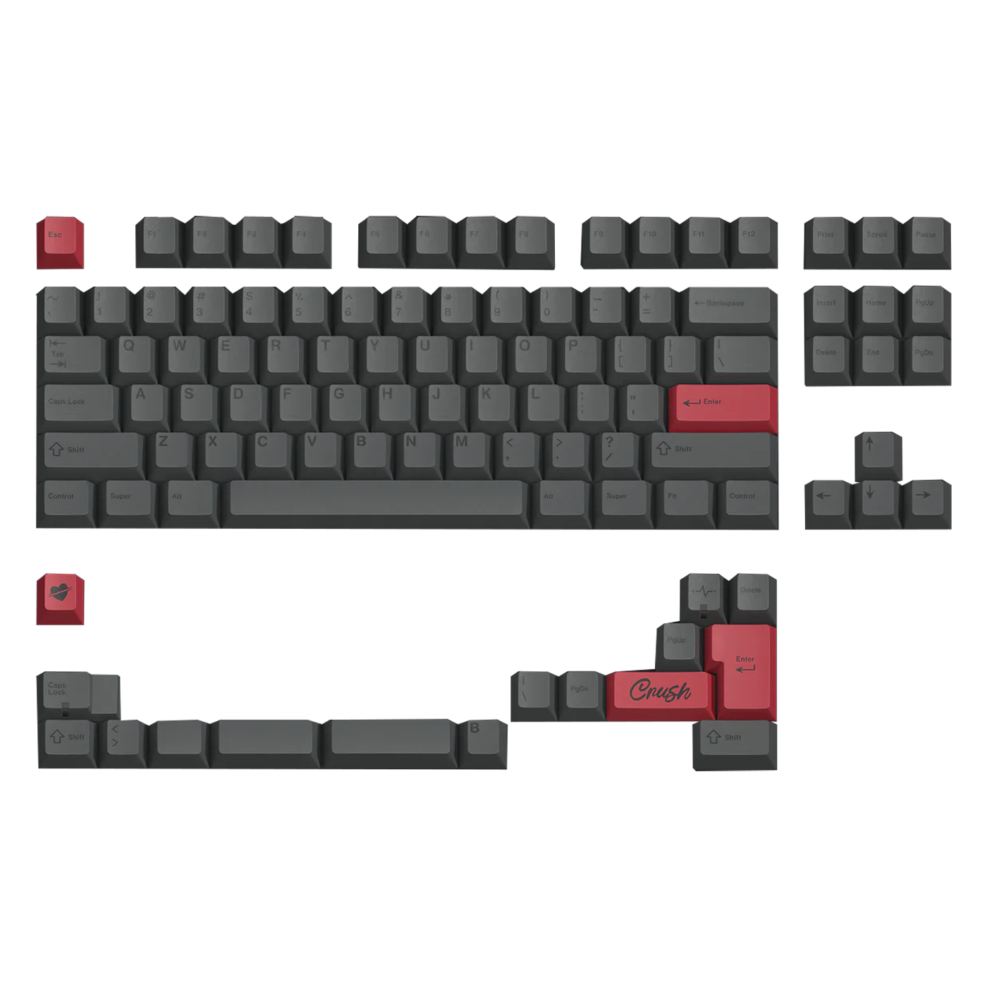 WOBKEY Crush Series PBT Keycaps