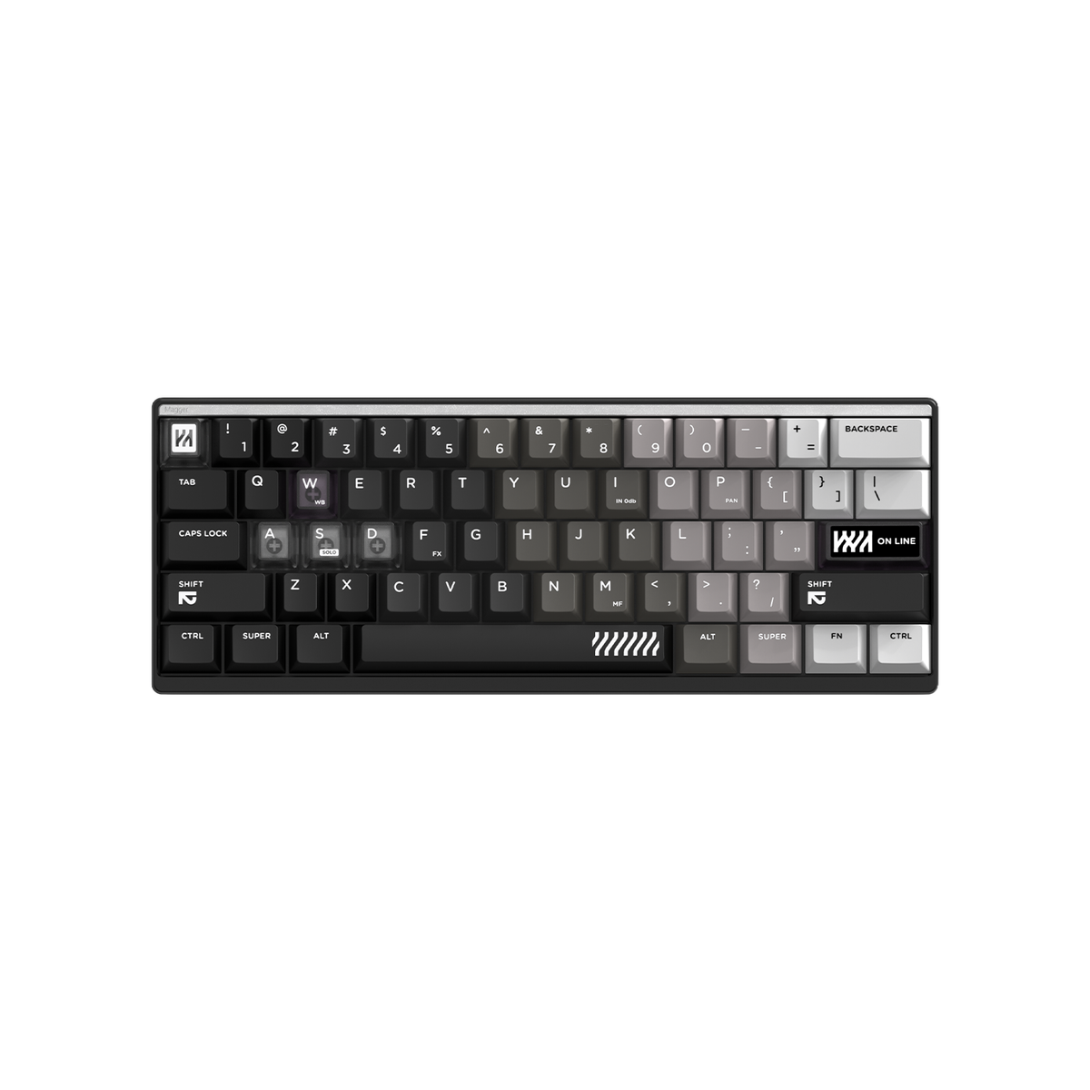 Luminkey Magger60 Alüminyum Klavye (Manyetik Switch / HE)
