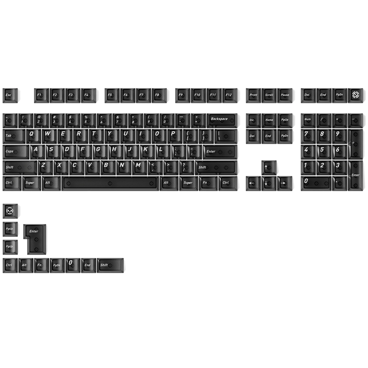 XVX Clear PC Transparent Tuş Takımı