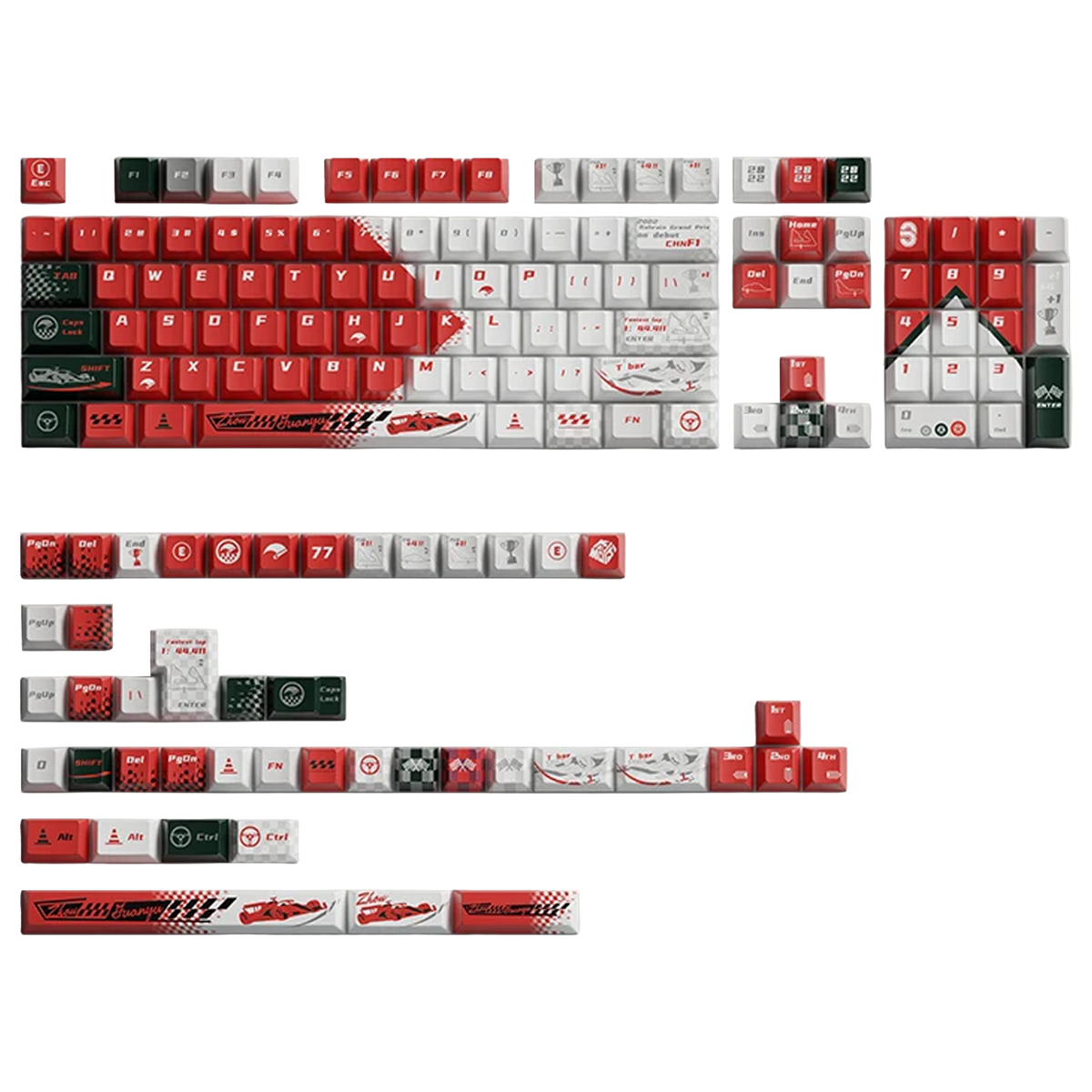 KEYMOJI STUDIO Alfa Romeo C42 Tuş Takımı