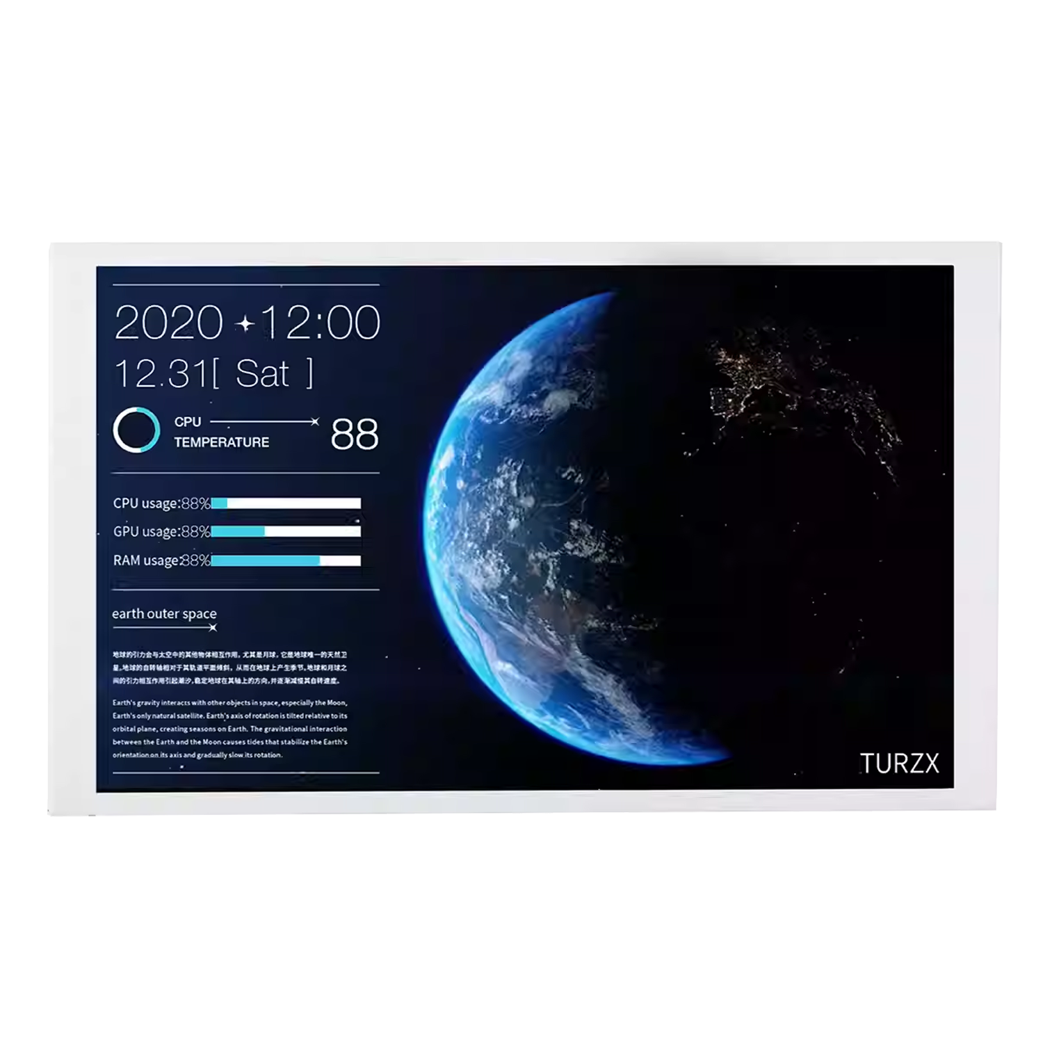 Turzx 8" Akıllı Ekran