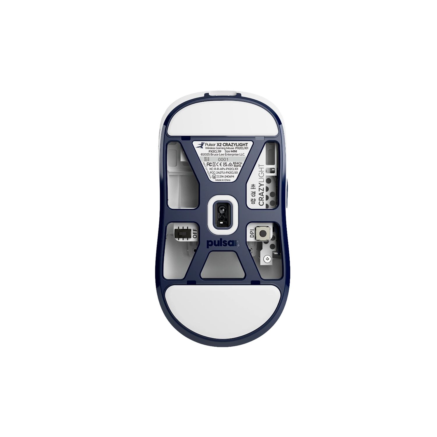 Pulsar X2 CrazyLight Bruce Lee 85th Edition Wireless Mouse