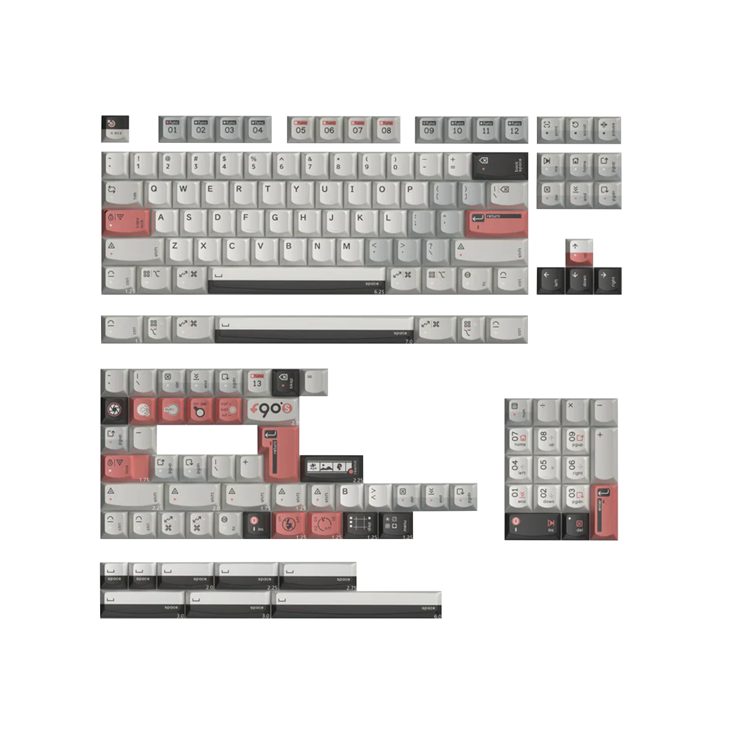 KeyTok Turn To 90's Tuş Takımı