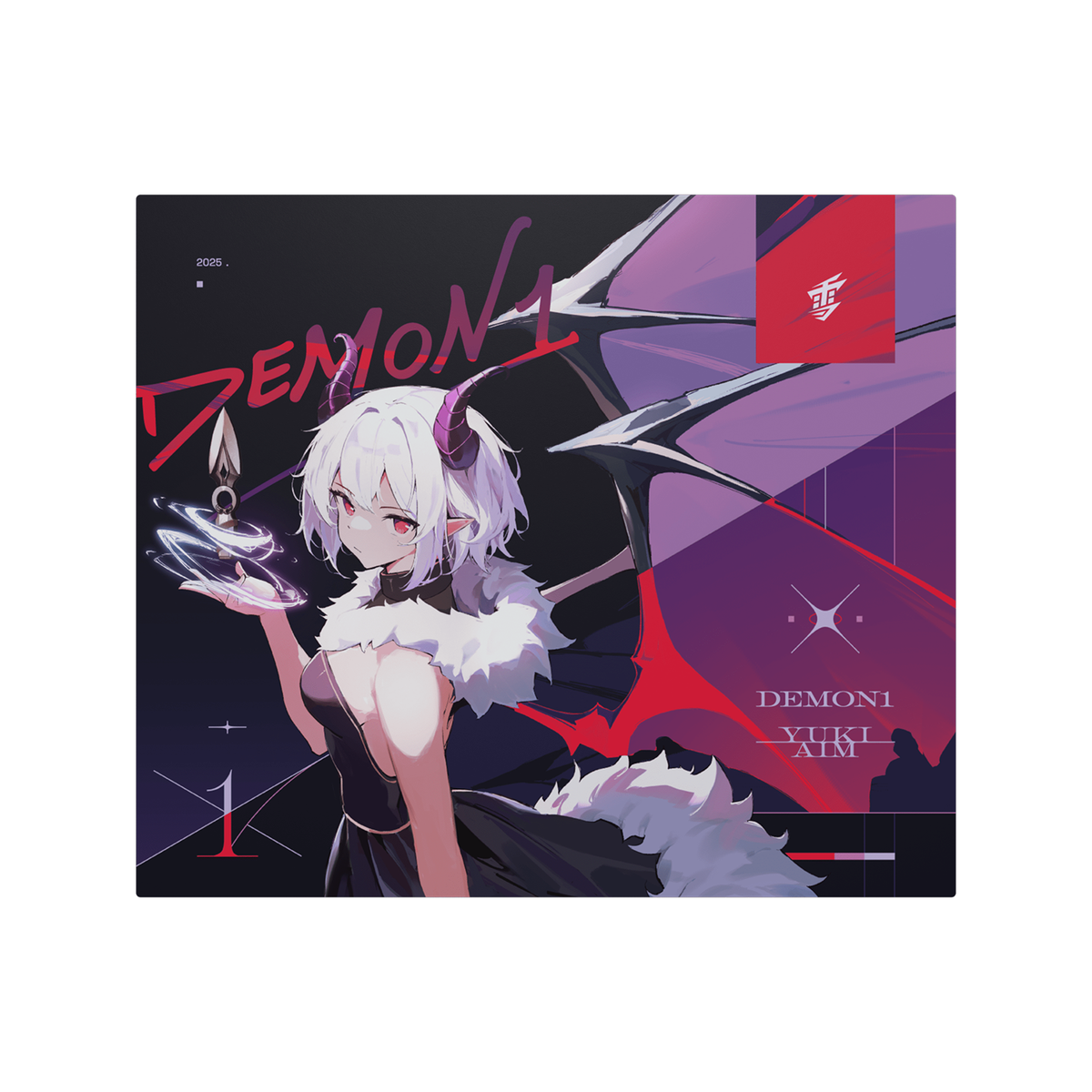 Yuki Aim x Demon1 Cam Mousepad