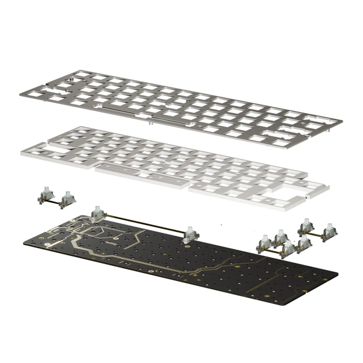 Gateron GT60 Pro Magnetic Keyboard PCB (Manyetik Switch / HE)