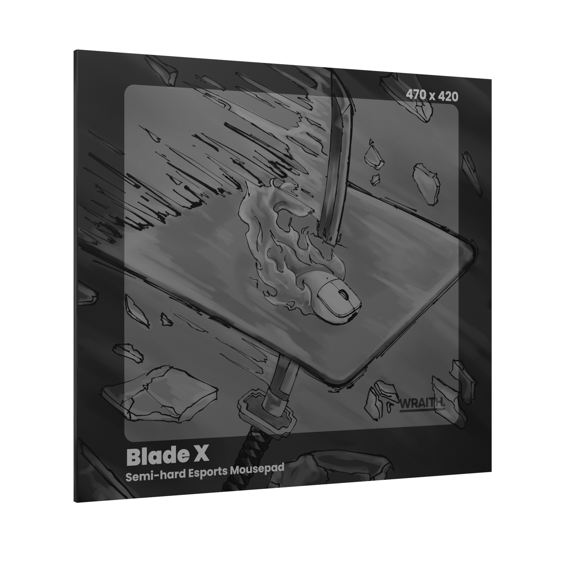 Wraith Blade X Semi-hard Mousepad