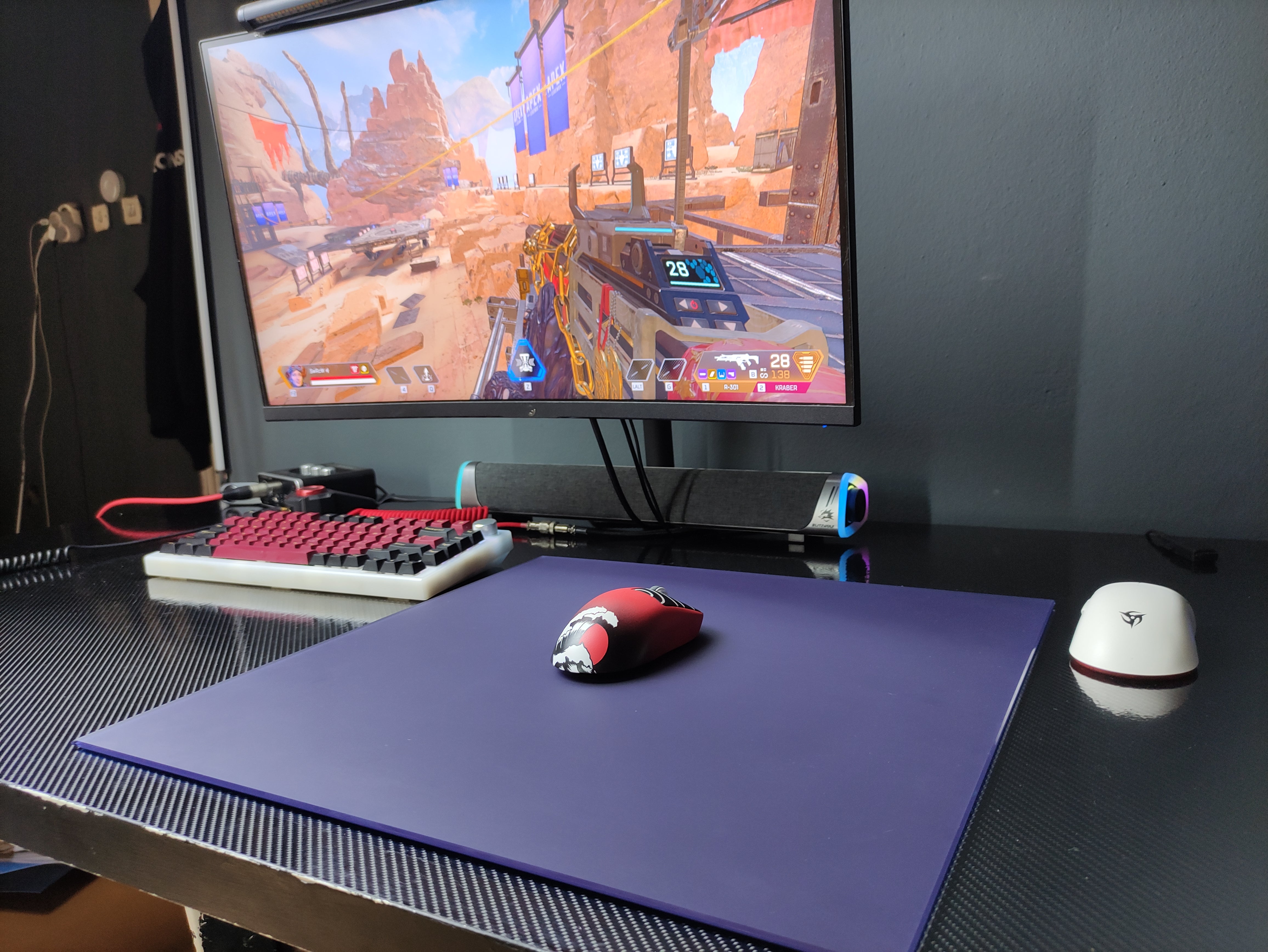 Wraith Cosmic Glass mousepad (Sakura)