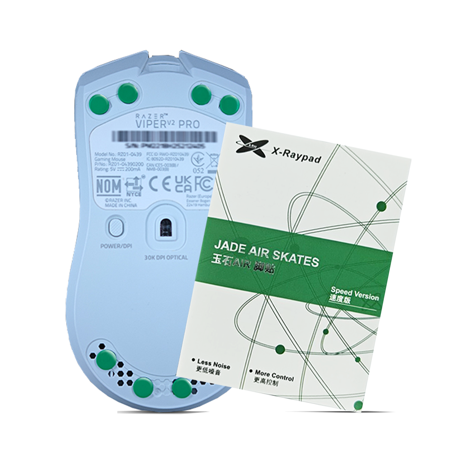 X-Raypad Jade AIR - Universal Dot Skates (Yeşil)