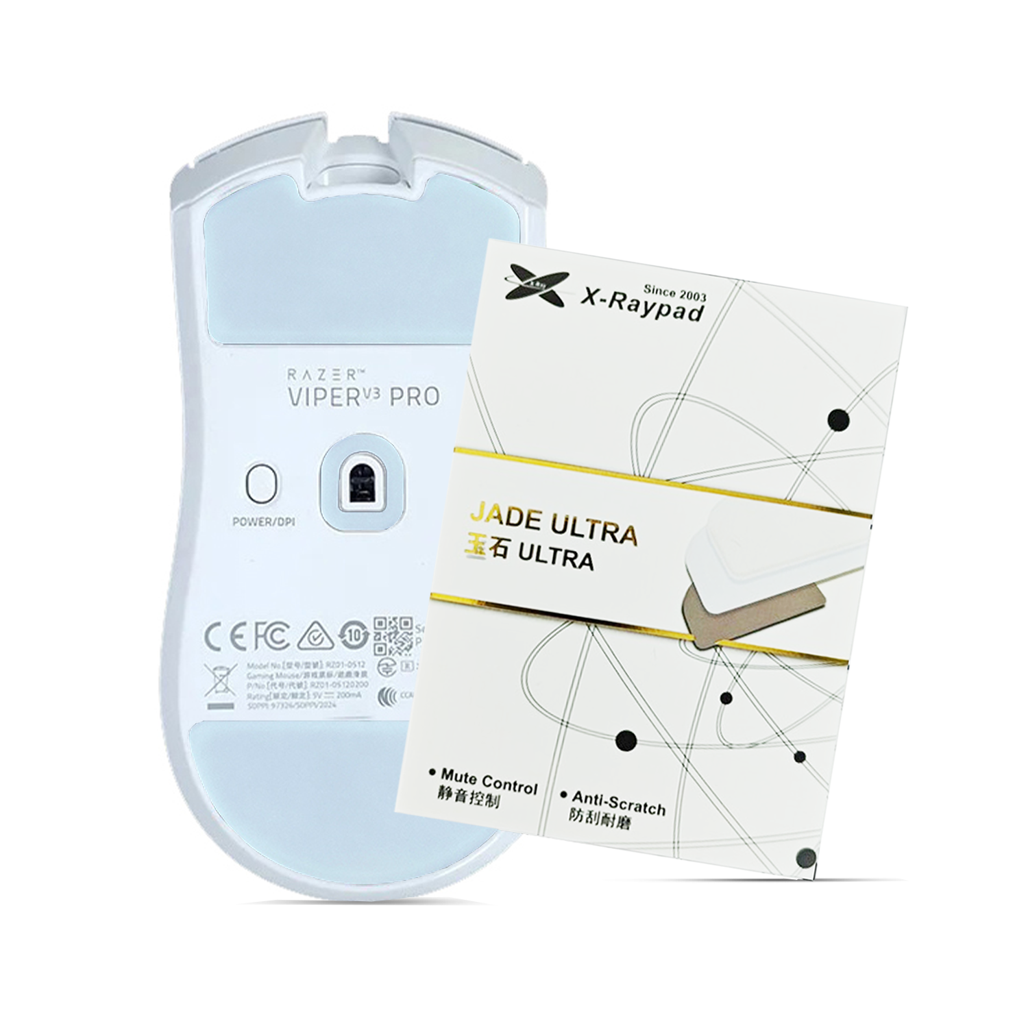 X-Raypad Jade Ultra Mouse Skates