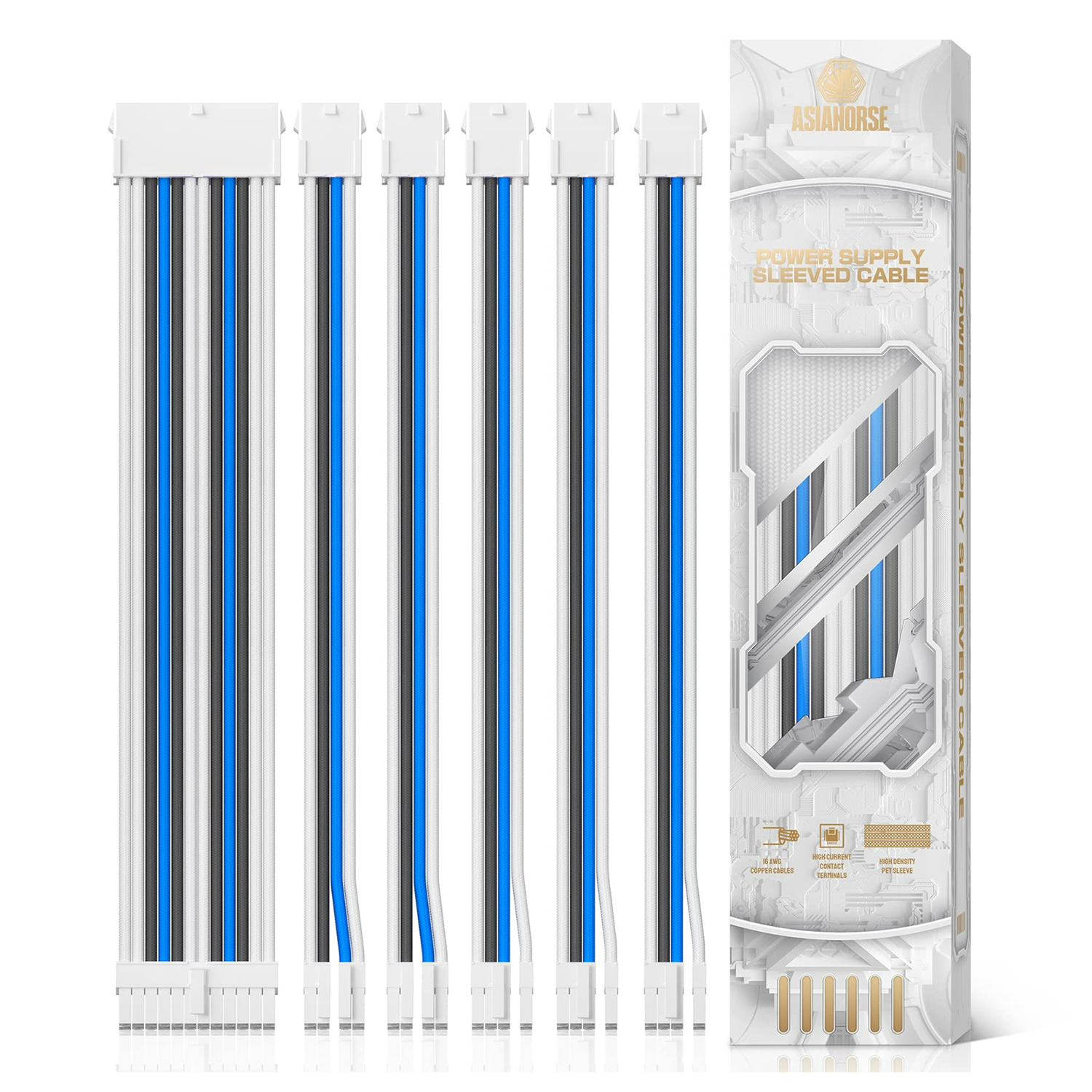AsiaHorse 16AWG PSU Uzatma Kablosu