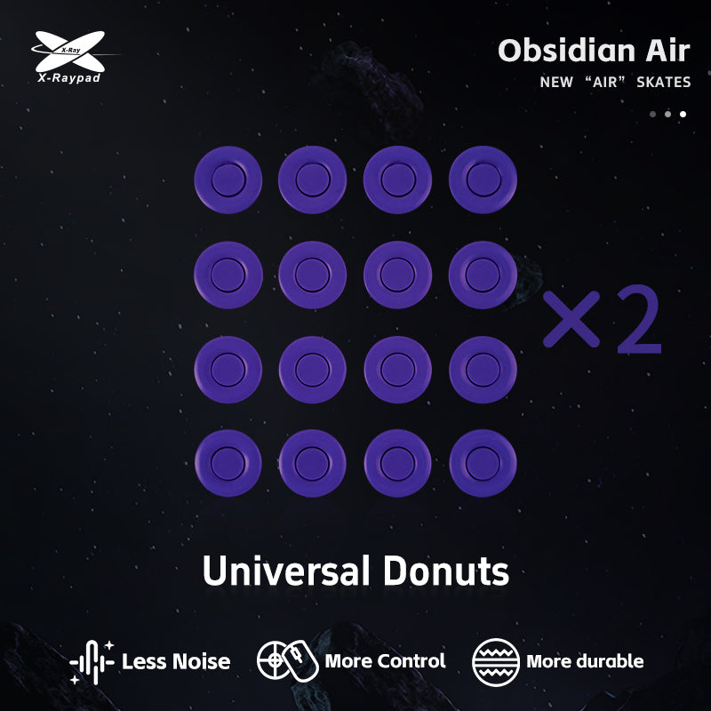 X-Raypad Obsidian Air Mouse Skates - Universal Donuts (Mor)