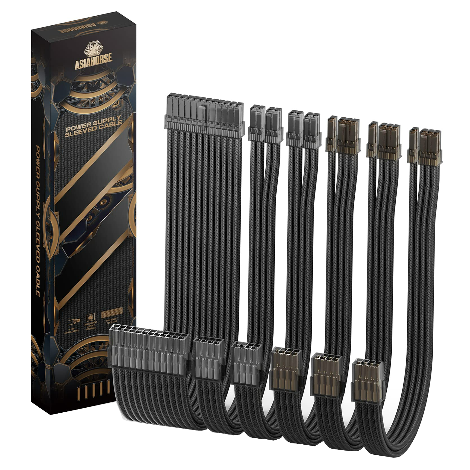 AsiaHorse 16AWG PSU Uzatma Kablosu