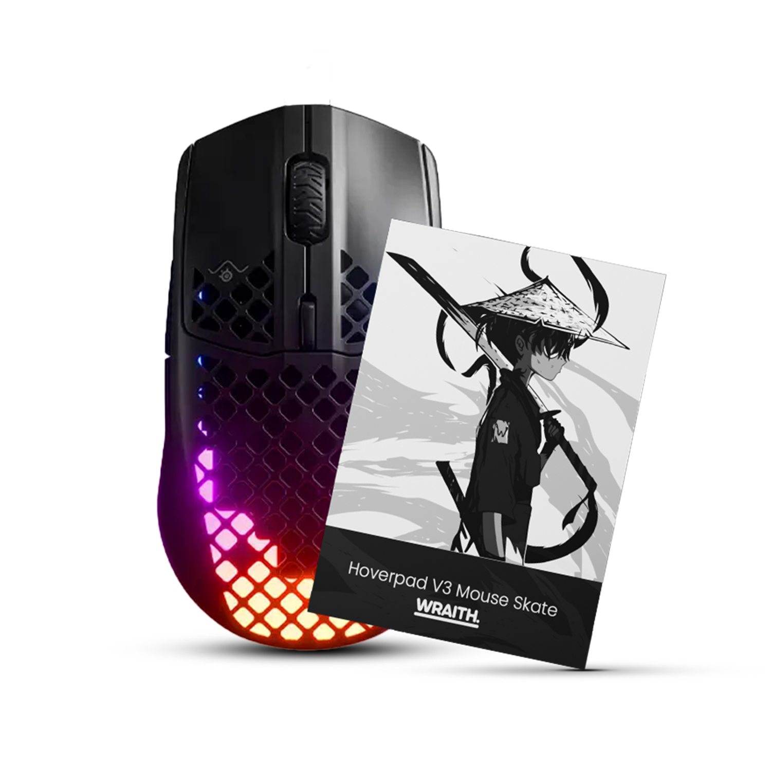 Steelseries Aerox 3 2022 için Hoverpad V3 Mouse Skate