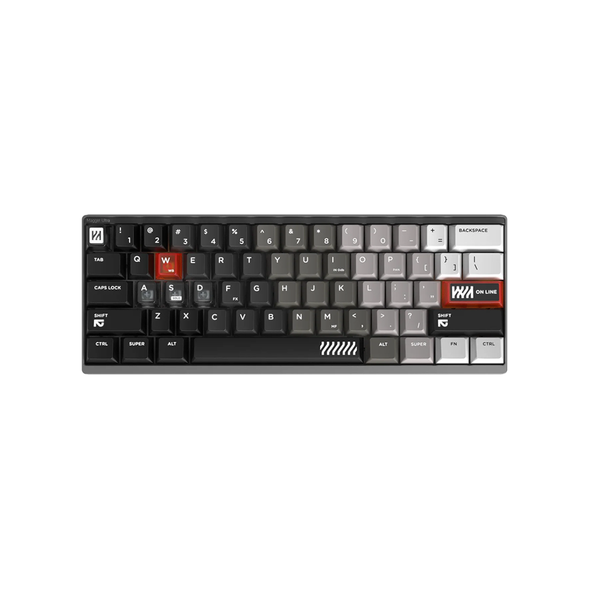 Luminkey Magger60 Alüminyum Klavye (Manyetik Switch / HE)
