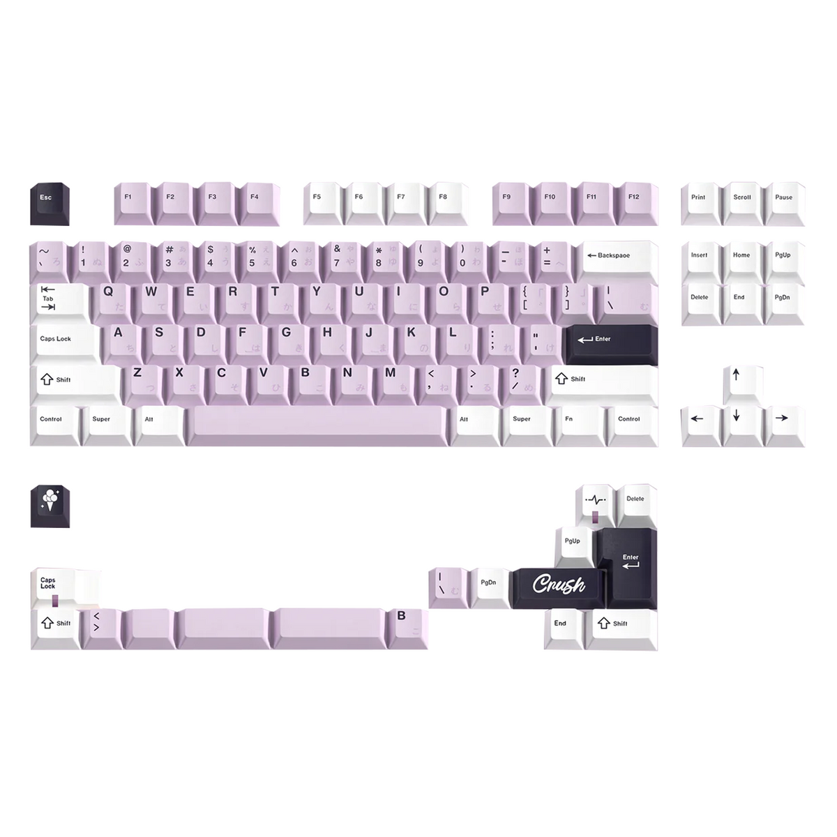 WOBKEY Crush Series PBT Keycaps