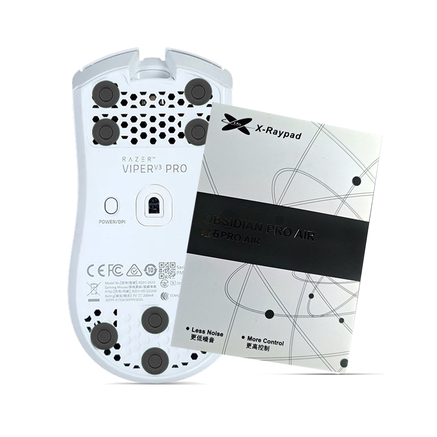 X-Raypad Obsidian PRO AIR - Universal Donut Skates (Koyu Gri)
