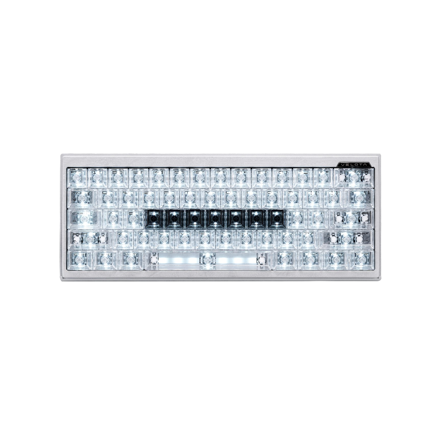 HE60v2 ② Velota Fuzzy 60 V2 Alüminyum Klavye (Manyetik Switch / HE)