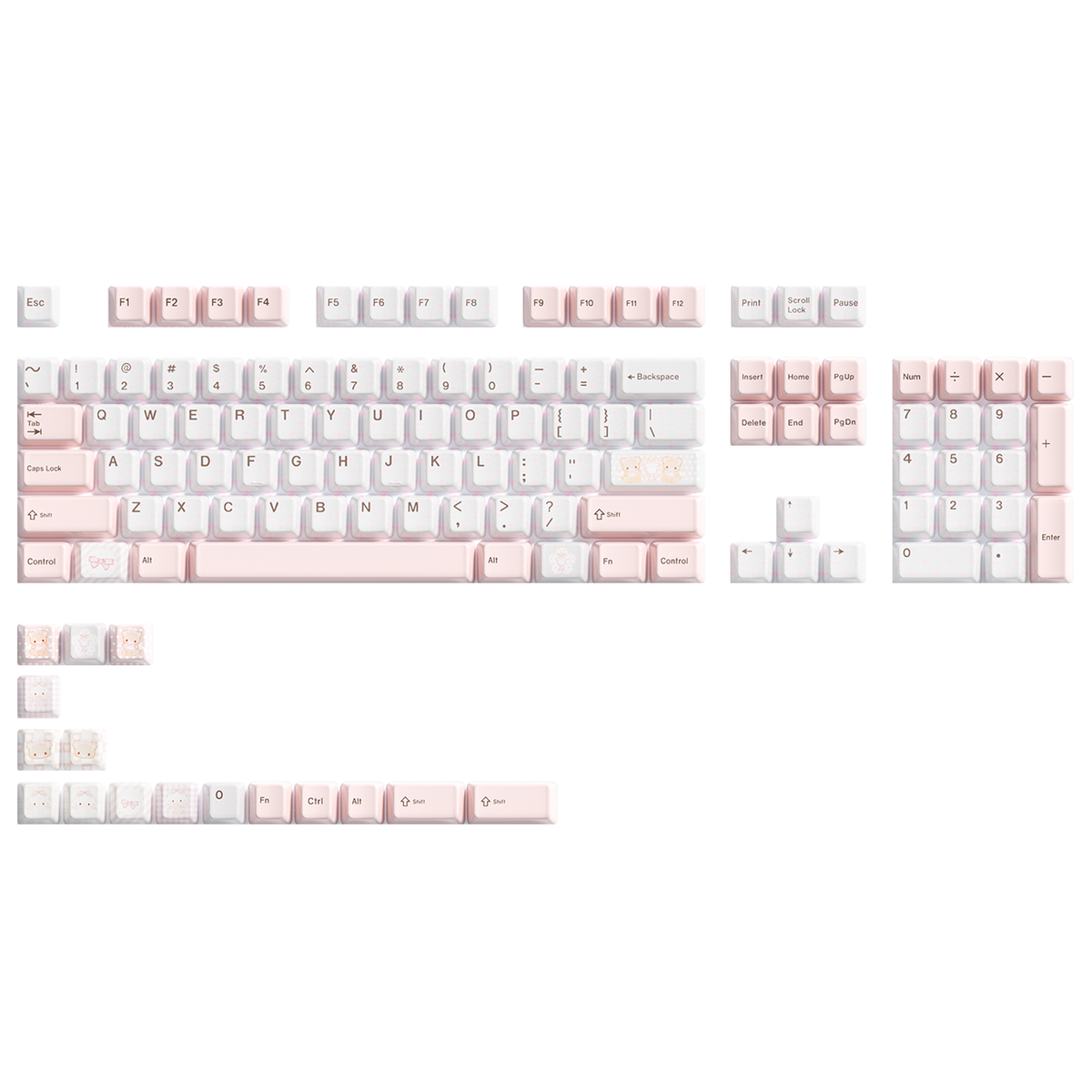 XVX Glaze Seramik Tuş Takımı